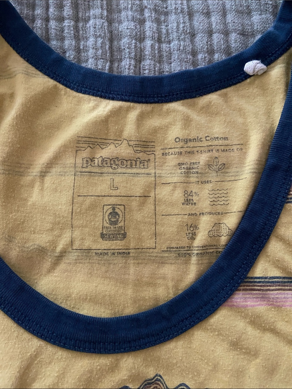Patagonia Women’s Large LOT 4 striped tank tops - Picture 2 of 7